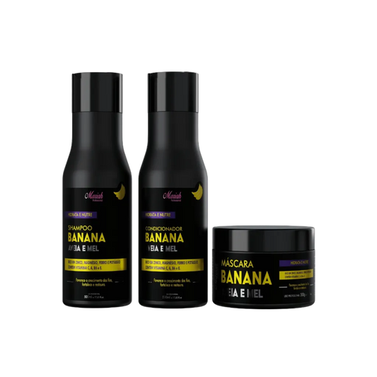Productos Shampoo, Acondicionador y Mascara de Banana