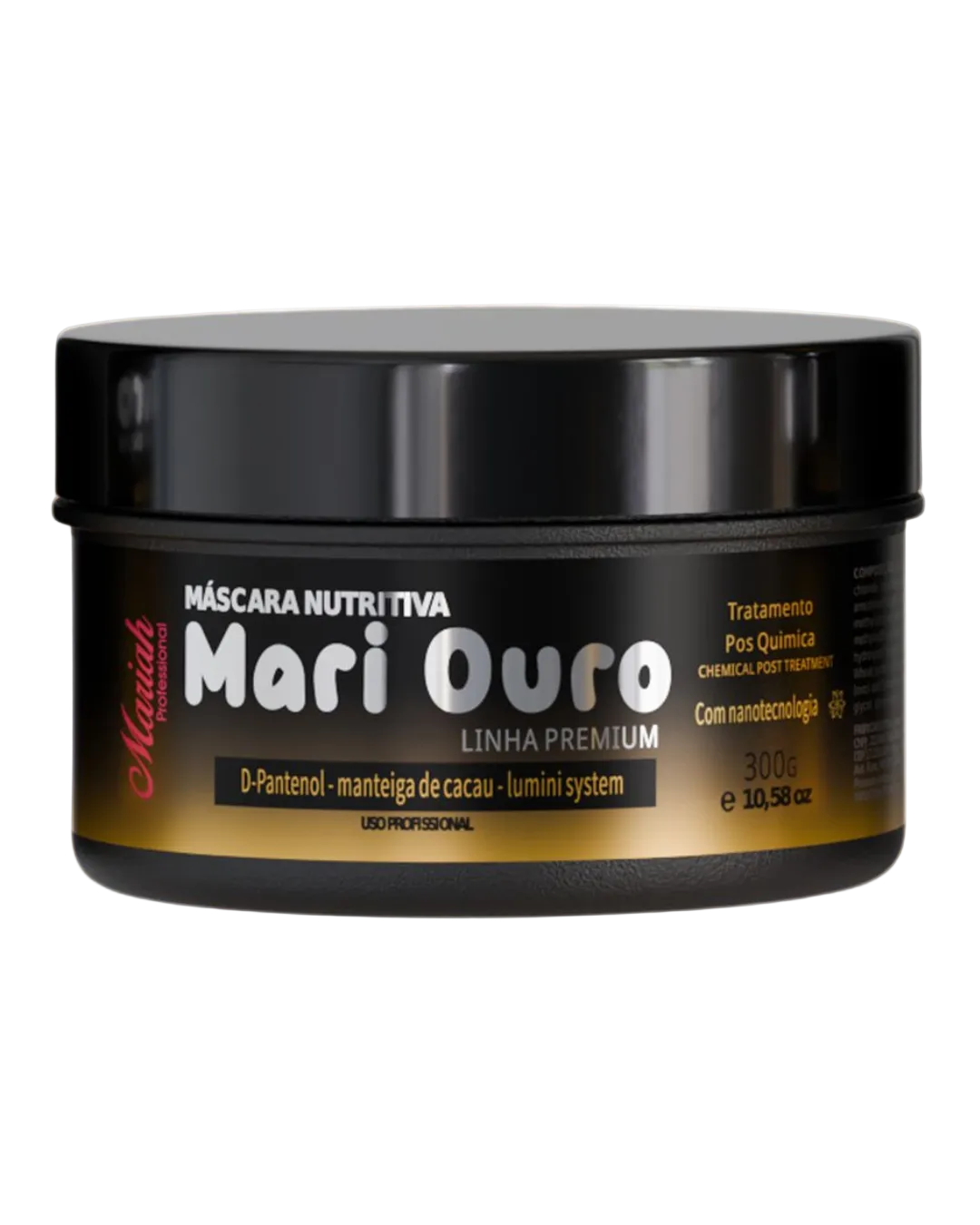 Recipiente de Mascara Mari Ouro